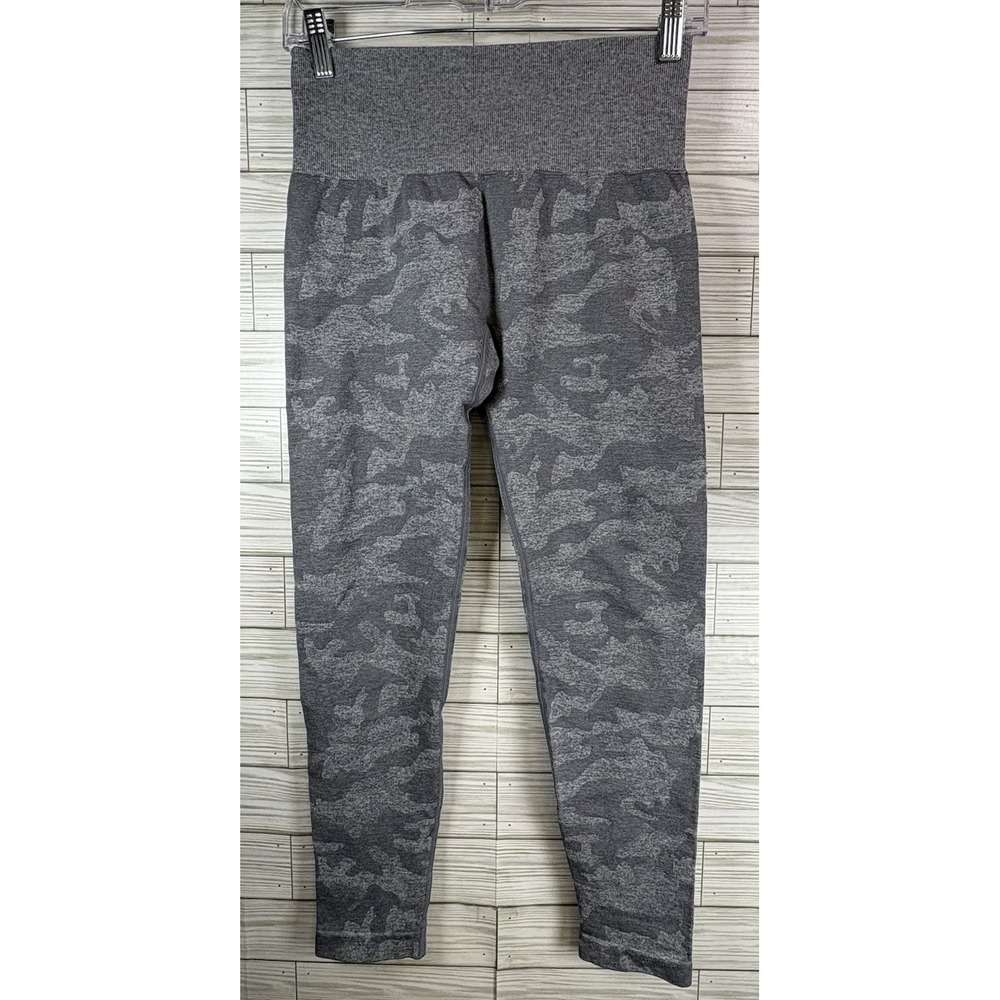 NVGTN‎ Women's High Waist Camo Seamless Leggings Gray Sz Med Active Workout